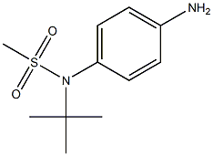 (4-aminophenyl)-N-tert-butylmethanesulfonamide Structure