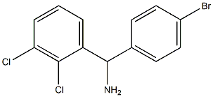 (4-bromophenyl)(2,3-dichlorophenyl)methanamine Structure