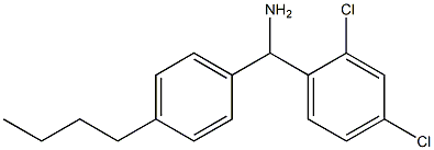 (4-butylphenyl)(2,4-dichlorophenyl)methanamine Structure