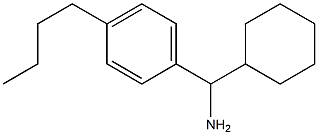 (4-butylphenyl)(cyclohexyl)methanamine Structure