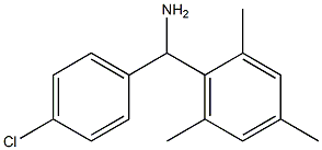 (4-chlorophenyl)(2,4,6-trimethylphenyl)methanamine 구조식 이미지