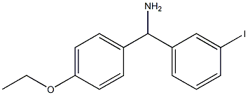 (4-ethoxyphenyl)(3-iodophenyl)methanamine 구조식 이미지