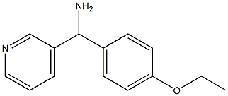 (4-ethoxyphenyl)(pyridin-3-yl)methanamine Structure