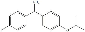 (4-iodophenyl)[4-(propan-2-yloxy)phenyl]methanamine 구조식 이미지