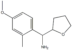 (4-methoxy-2-methylphenyl)(oxolan-2-yl)methanamine 구조식 이미지