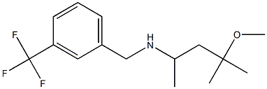 (4-methoxy-4-methylpentan-2-yl)({[3-(trifluoromethyl)phenyl]methyl})amine 구조식 이미지