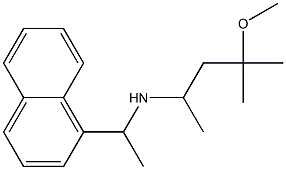 (4-methoxy-4-methylpentan-2-yl)[1-(naphthalen-1-yl)ethyl]amine Structure