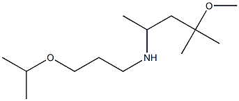 (4-methoxy-4-methylpentan-2-yl)[3-(propan-2-yloxy)propyl]amine Structure
