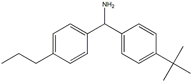 (4-tert-butylphenyl)(4-propylphenyl)methanamine 구조식 이미지