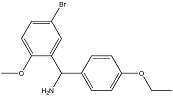 (5-bromo-2-methoxyphenyl)(4-ethoxyphenyl)methanamine Structure
