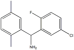 (5-chloro-2-fluorophenyl)(2,5-dimethylphenyl)methanamine Structure