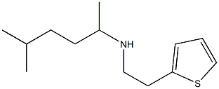 (5-methylhexan-2-yl)[2-(thiophen-2-yl)ethyl]amine Structure