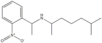 (6-methylheptan-2-yl)[1-(2-nitrophenyl)ethyl]amine Structure