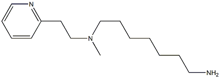 (7-aminoheptyl)(methyl)[2-(pyridin-2-yl)ethyl]amine Structure