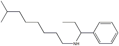 (7-methyloctyl)(1-phenylpropyl)amine Structure