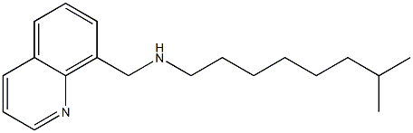 (7-methyloctyl)(quinolin-8-ylmethyl)amine Structure