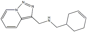 (cyclohex-3-en-1-ylmethyl)({[1,2,4]triazolo[3,4-a]pyridin-3-ylmethyl})amine Structure