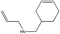 (cyclohex-3-en-1-ylmethyl)(prop-2-en-1-yl)amine Structure