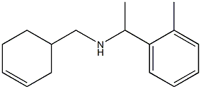 (cyclohex-3-en-1-ylmethyl)[1-(2-methylphenyl)ethyl]amine Structure