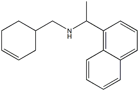 (cyclohex-3-en-1-ylmethyl)[1-(naphthalen-1-yl)ethyl]amine Structure