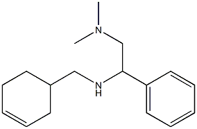 (cyclohex-3-en-1-ylmethyl)[2-(dimethylamino)-1-phenylethyl]amine 구조식 이미지