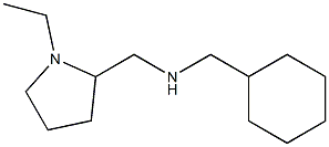 (cyclohexylmethyl)[(1-ethylpyrrolidin-2-yl)methyl]amine Structure