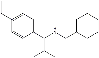 (cyclohexylmethyl)[1-(4-ethylphenyl)-2-methylpropyl]amine Structure
