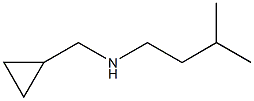(cyclopropylmethyl)(3-methylbutyl)amine Structure