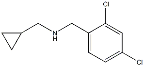 (cyclopropylmethyl)[(2,4-dichlorophenyl)methyl]amine Structure
