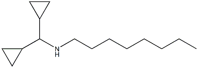 (dicyclopropylmethyl)(octyl)amine Structure