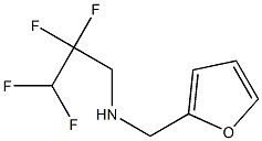 (furan-2-ylmethyl)(2,2,3,3-tetrafluoropropyl)amine Structure