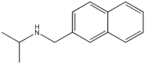 (naphthalen-2-ylmethyl)(propan-2-yl)amine 구조식 이미지