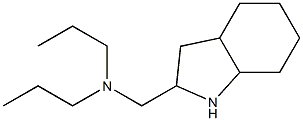 (octahydro-1H-indol-2-ylmethyl)dipropylamine 구조식 이미지