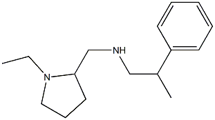 [(1-ethylpyrrolidin-2-yl)methyl](2-phenylpropyl)amine 구조식 이미지