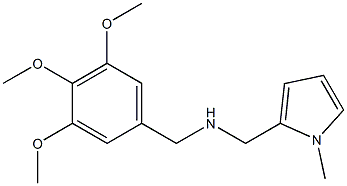 [(1-methyl-1H-pyrrol-2-yl)methyl][(3,4,5-trimethoxyphenyl)methyl]amine Structure