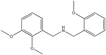 [(2,3-dimethoxyphenyl)methyl][(2-methoxyphenyl)methyl]amine Structure