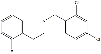 [(2,4-dichlorophenyl)methyl][2-(2-fluorophenyl)ethyl]amine 구조식 이미지