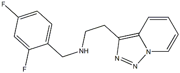 [(2,4-difluorophenyl)methyl](2-{[1,2,4]triazolo[3,4-a]pyridin-3-yl}ethyl)amine 구조식 이미지