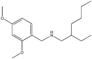 [(2,4-dimethoxyphenyl)methyl](2-ethylhexyl)amine Structure