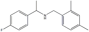 [(2,4-dimethylphenyl)methyl][1-(4-fluorophenyl)ethyl]amine 구조식 이미지