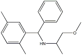 [(2,5-dimethylphenyl)(phenyl)methyl](1-methoxypropan-2-yl)amine 구조식 이미지
