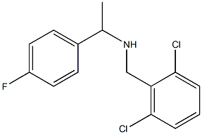 [(2,6-dichlorophenyl)methyl][1-(4-fluorophenyl)ethyl]amine 구조식 이미지