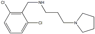 [(2,6-dichlorophenyl)methyl][3-(pyrrolidin-1-yl)propyl]amine 구조식 이미지