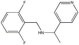 [(2,6-difluorophenyl)methyl][1-(pyridin-4-yl)ethyl]amine 구조식 이미지