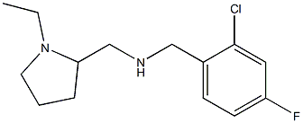 [(2-chloro-4-fluorophenyl)methyl][(1-ethylpyrrolidin-2-yl)methyl]amine 구조식 이미지