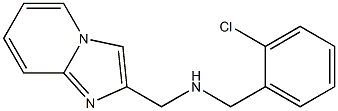 [(2-chlorophenyl)methyl]({imidazo[1,2-a]pyridin-2-ylmethyl})amine Structure