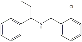 [(2-chlorophenyl)methyl](1-phenylpropyl)amine Structure