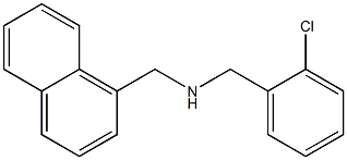 [(2-chlorophenyl)methyl](naphthalen-1-ylmethyl)amine 구조식 이미지