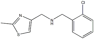 [(2-chlorophenyl)methyl][(2-methyl-1,3-thiazol-4-yl)methyl]amine 구조식 이미지