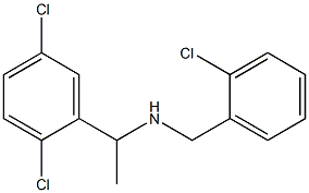 [(2-chlorophenyl)methyl][1-(2,5-dichlorophenyl)ethyl]amine Structure